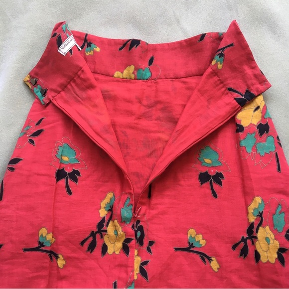 Bright and Floral 100% Cotton Maxi Skirt by 'What Goes Around Comes Around' - Picture 9 of 15